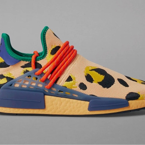 💘 Adidas NMD Hu Pharrell Animal Print Lopard Pulse Amber (HP3221) - Picture 7 of 8